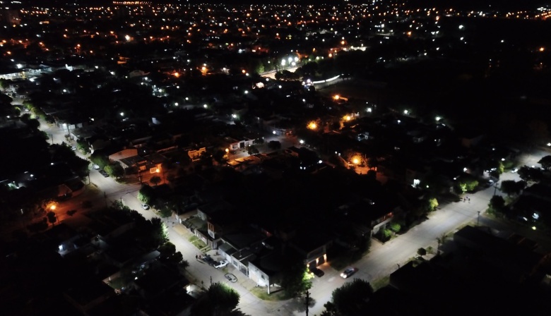 La Municipalidad completó el recambio de 114 luminarias