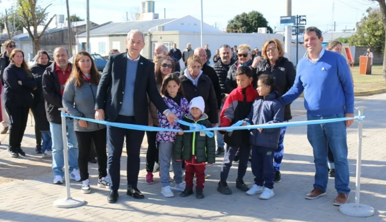 El barrio San Cayetano quedó completamente adoquinado