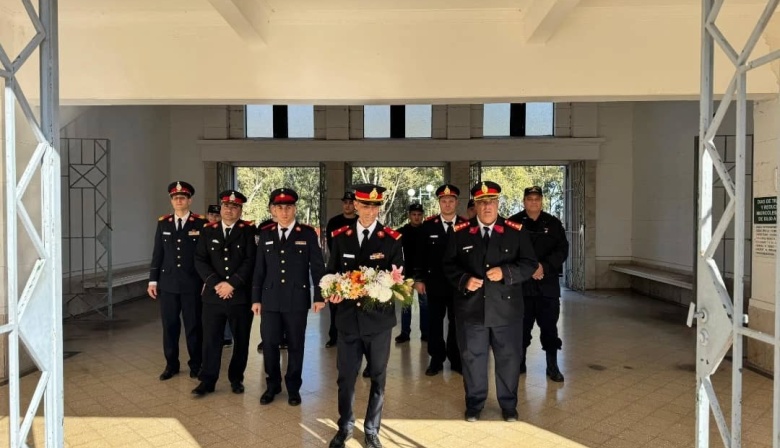 Se realizó el acto oficial por el Día del Bombero Voluntario