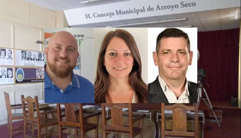 Julián Polinesi, Mili Serra y Gustavo Delorenzi son los nuevos concejales de Arroyo Seco