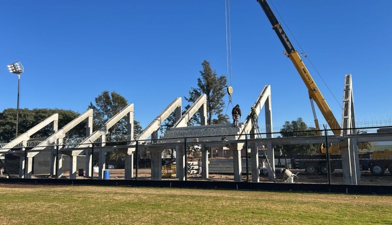 Unión levanta sus nuevas tribunas: una obra histórica para el club