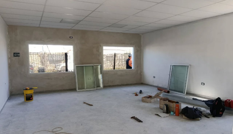 Finaliza la construcción del nuevo salón del Jardín "Lucecitas del Paraná"