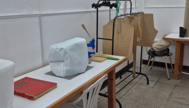 Quedó inaugurada la nueva aula para el taller del Centro de Formación Profesional