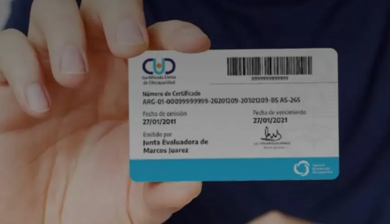 Certificado de Discapacidad: prorrogan los que vencen en 2025