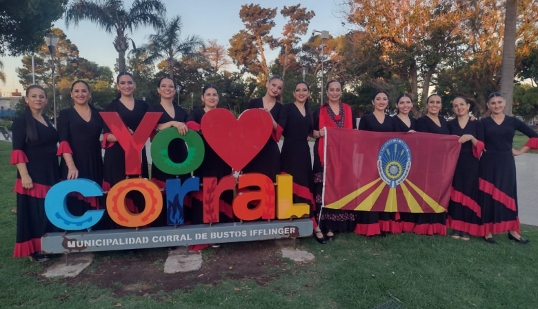 “El Tacón Andaluz” dijo presente en las Fiestas de las Colectividades de Corral de Bustos