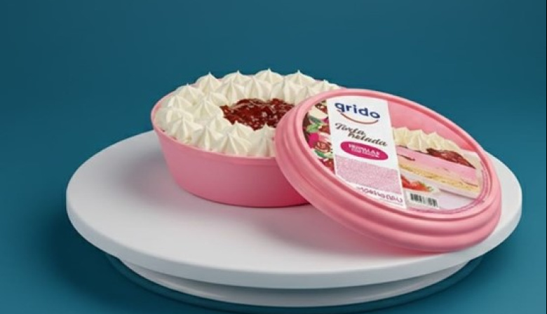 Grido advirtió sobre el uso inadecuado de los envases de las tortas heladas