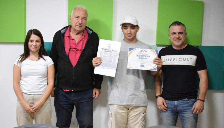 El piloto David Ausili fue declarado deportista destacado de Arroyo Seco