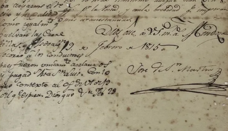 El museo de Peyrano exhibirá una carta original de San Martín