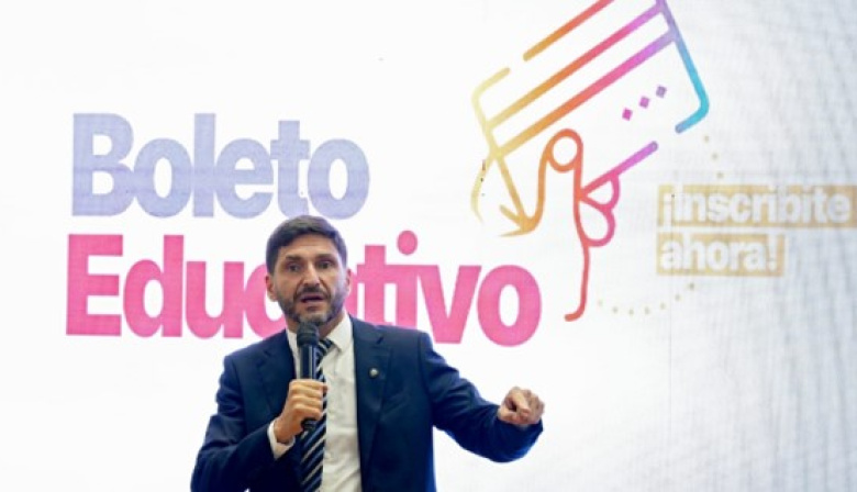 Pullaro lanzó el Boleto Educativo 2026