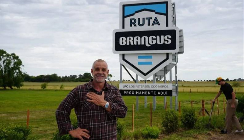 Cristian Petersen abrirá una parrilla-parador sobre la autopista