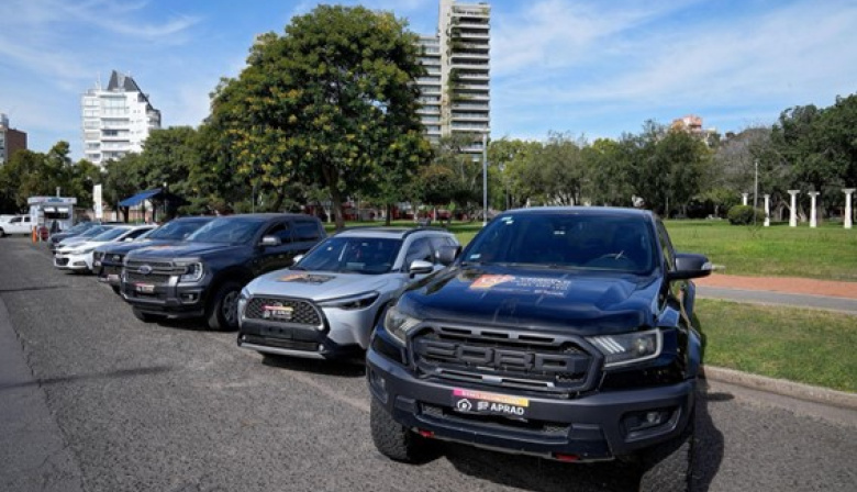 Fueron exhibidos los vehículos que serán rematados el jueves por APRAD