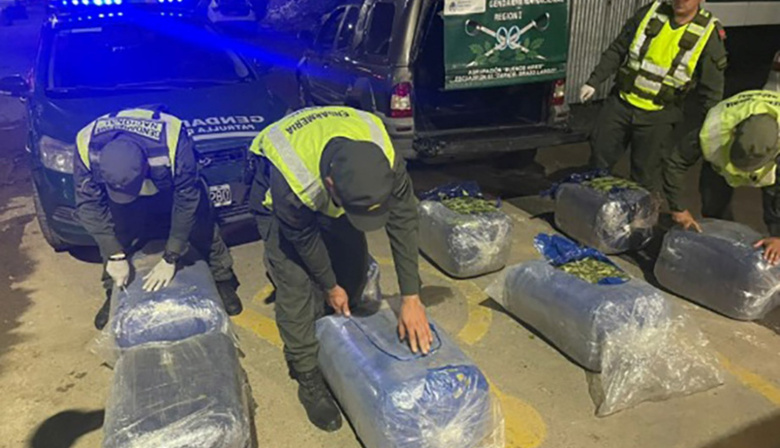 Imputaron a once gendarmes del Escuadrón Arroyo Seco por apropiarse de cargas de hojas de coca