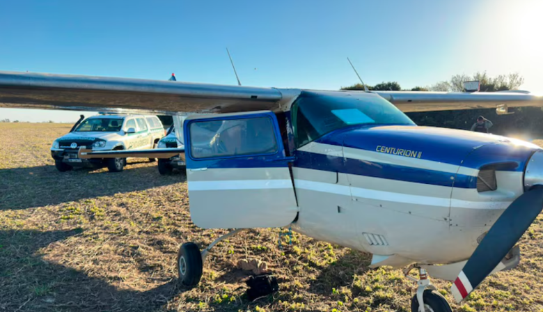 Incautaron otro avión repleto de cocaína en Santa Fe