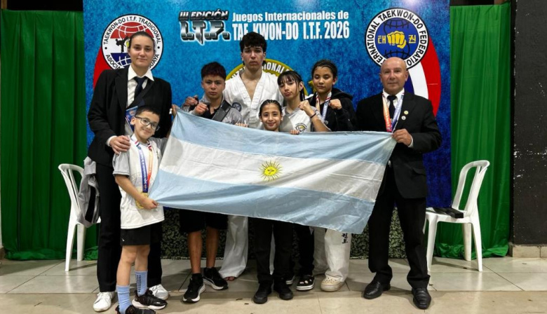 Seis arroyenses descollaron en los Juegos Internacionales de Taekwondo