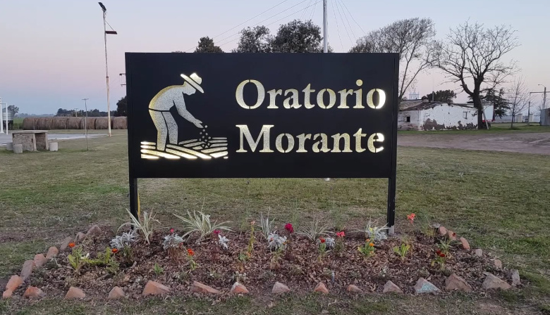 Oratorio Morante tiene nuevo cartel de bienvenida