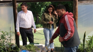 El secretario de Biodiversidad Provincial recorrió el vivero municipal