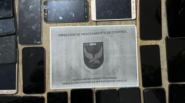 Provincia incautó 26 teléfonos celulares en una requisa en Coronda