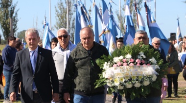 "La Guerra de Malvinas es algo que jamás debemos olvidar" dijo Tonelli