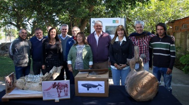 Villa Gobernador Galvez recuperó los restos fósiles de una ballena encontrados en el río Paraná