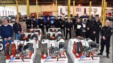 Bomberos recibieron moderno equipamiento para intervenciones rápidas