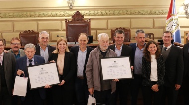 Emotivo homenaje del Senado provincial a Luis Landriscina y Mamerto Menapace