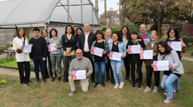 Final y entrega de diplomas por el 2° Curso de Huerta Orgánica Domiciliaria