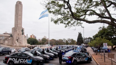 Desde hoy patrullan las calles de Rosario 131 nuevos móviles policiales