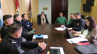 Reunión para diagramar el operativo de seguridad del clásico del domingo