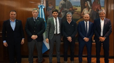 Pullaro se reunió con el Ministro de Economía Luis Caputo en Buenos Aires