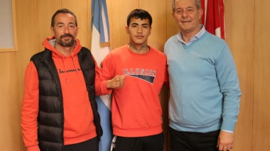 Axel "Tun Tun" García recibió una ayuda económica para invertir en su entrenamiento