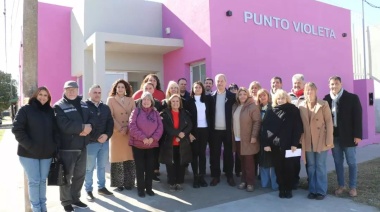 Fue reinaugurado el "Punto Violeta" de Arroyo Seco.