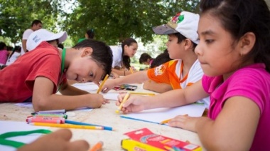 Jornada de pintura por las infancias en el Boulevard