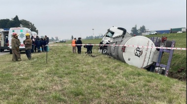 Trágico accidente en la autopista a la altura de Alvear