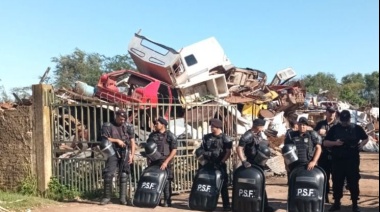 En 9 meses, Provincia incautó 1.200 toneladas de material en controles a chatarrerías