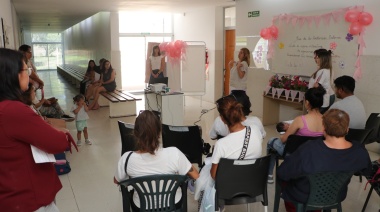 Se realizó una sala de espera interactiva de prevención de cáncer de mama