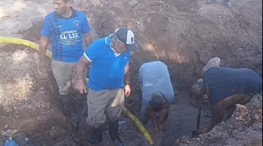 Por la rotura de un caño estuvo cortada el agua en la zona norte de la ciudad