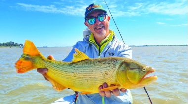 La revista Weekend describió la pesca en Arroyo Seco como “un combo santafesino perfecto”