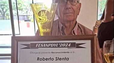 Roberto Stenta fue reconocido como Deportista del Año 2024