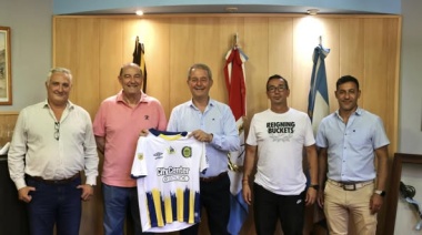 Tonelli se reunió con representantes de la Comisión Directiva del Club Atlético Rosario Central