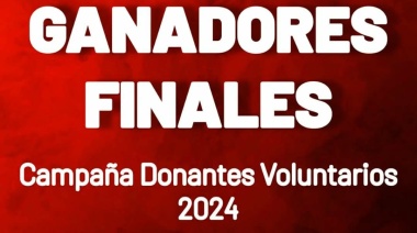 Se conocieron los ganadores de la Campaña Donantes Voluntarios 2024