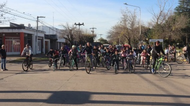 Arroyo Seco realizó una bicicleteada por el medioambiente