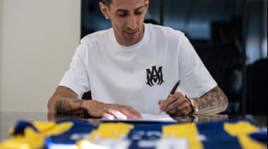 Di María tendría su primera práctica en Arroyo Seco el lunes por la mañana