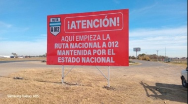 Señalizaron las rutas nacionales “por el estado catastrófico” en que se encuentran