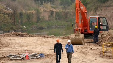 Pullaro en la cascada del Saladillo: “Si el Estado no hace obra pública, nadie la lleva adelante”