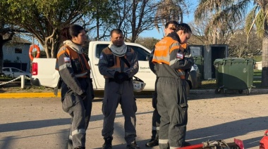 Bomberos de Arroyo Seco colaboraron sofocando incendios en las islas