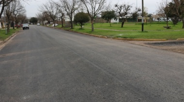 Llegó el pavimento al Barrio Asunción