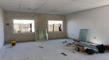 Finaliza la construcción del nuevo salón del Jardín "Lucecitas del Paraná"