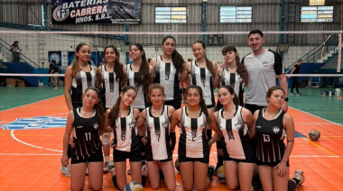La Sub 14 "A", de Unión clasificó para la Copa Argentina de Voley