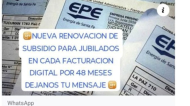 La EPE advierte sobre posibles intentos de estafa a usuarios de Santa Fe