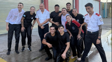 Se recibieron los aspirantes a Bomberos y nuevos Suboficiales de Arroyo Seco